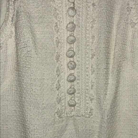 Chic Cream Sleeveless Mini Dress - Picture 6 of 16